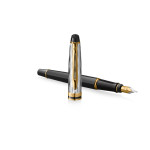 Waterman Expert Reflections of Paris Fountain Pen - Deluxe Black - Picture 2